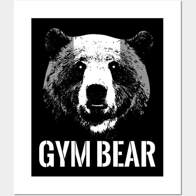 Gym Bear Wall Art by PowerliftingT